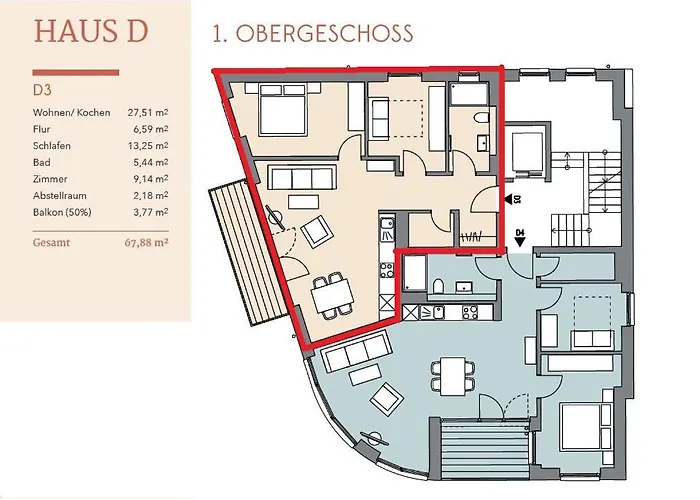 Schlei-fewo 132° So - D3 Appartement *